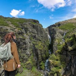 waterfall trails await mountain hikers