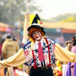 vibrant festive exuberant celebration commences