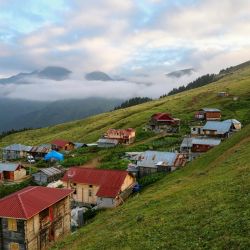 rustic mountain village architecture