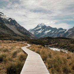 hiking to scenic beach