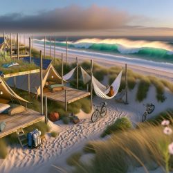 sustainable seaside camping options
