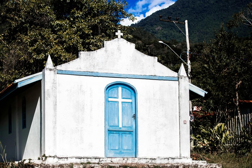 arched doorways in mountain villages