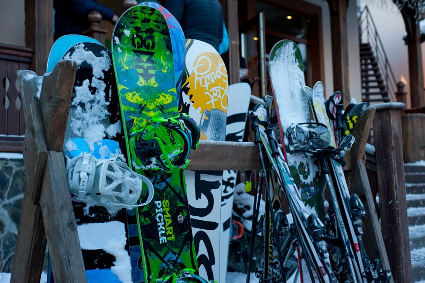 mountain ski equipment shops