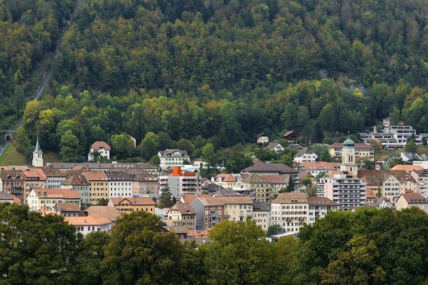 picturesque mountain village architecture