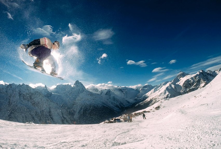 ski slope difficulty levels await