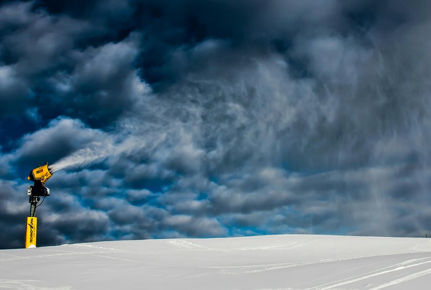 snowmaking technology powers mountain resort