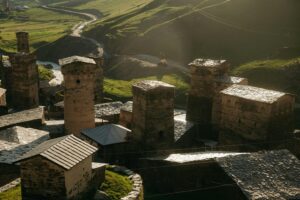 stone construction in highland villages
