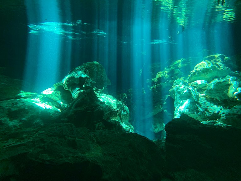 underwater cave diving akamas peninsula