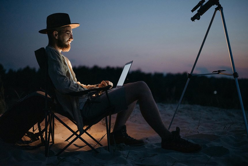 beach stargazing nightspots