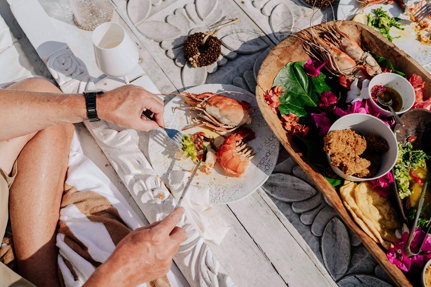 casual coastal beach dining