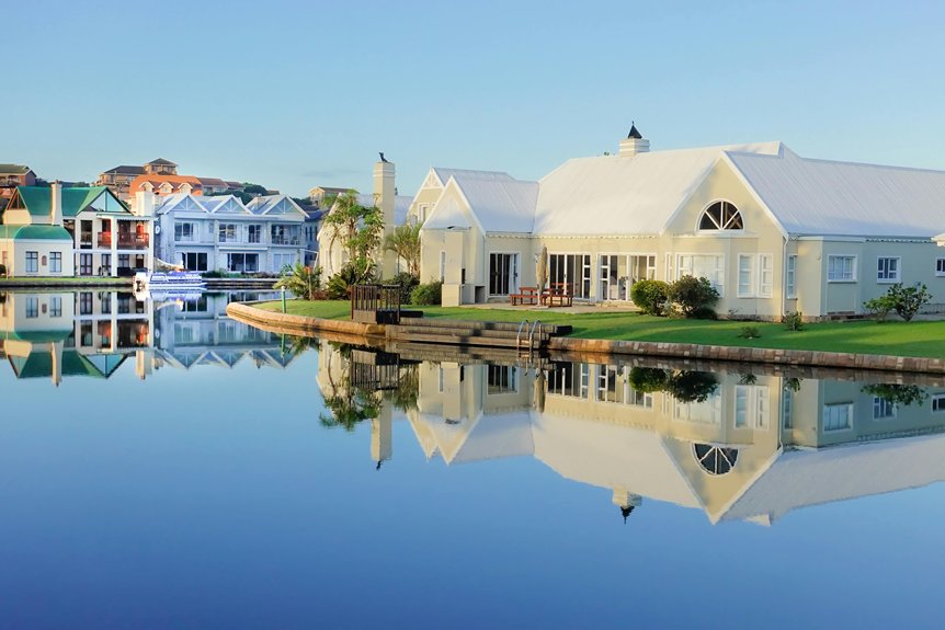 elegant beachfront family villas