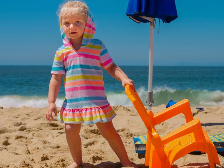 family seaside vacation fun