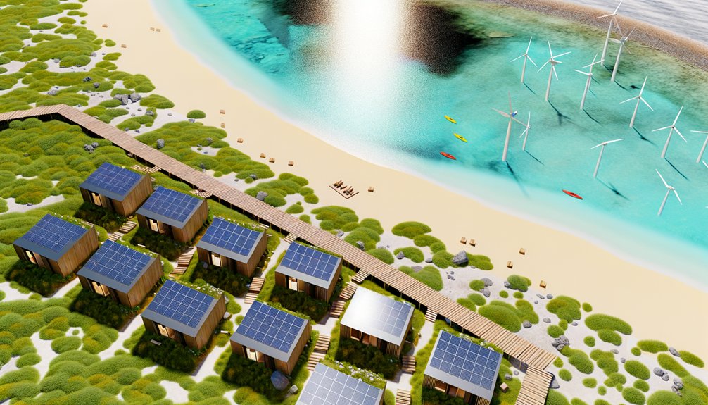sustainable coastal retreats renewable energy