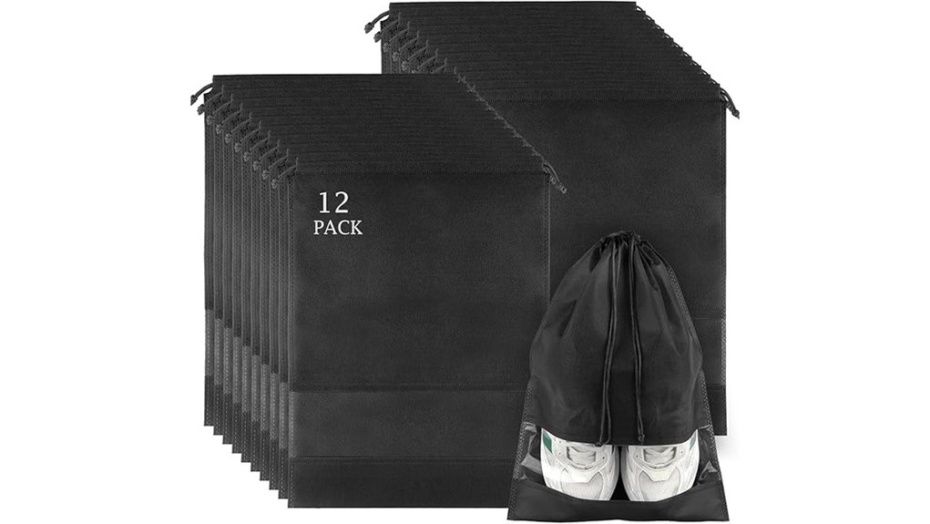 12 pack clear window bags