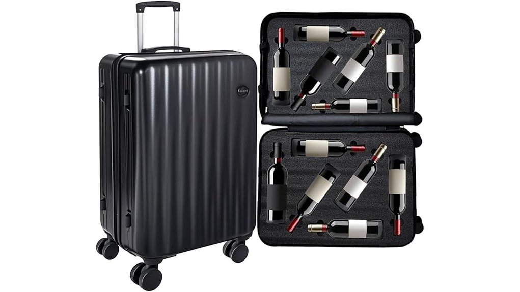 2025 wine suitcase for airplanes
