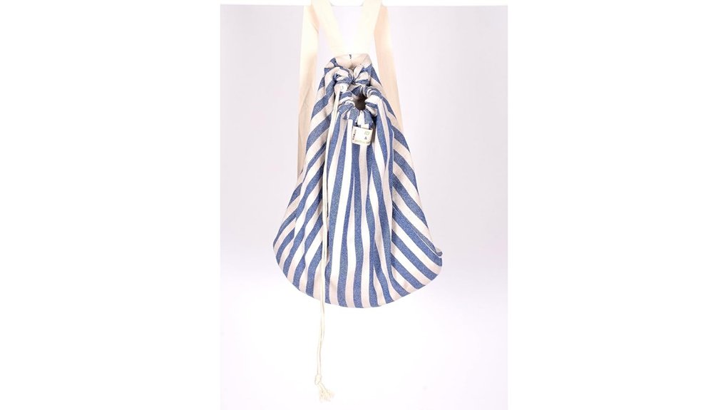 2 in 1 cotton beach towel backpack
