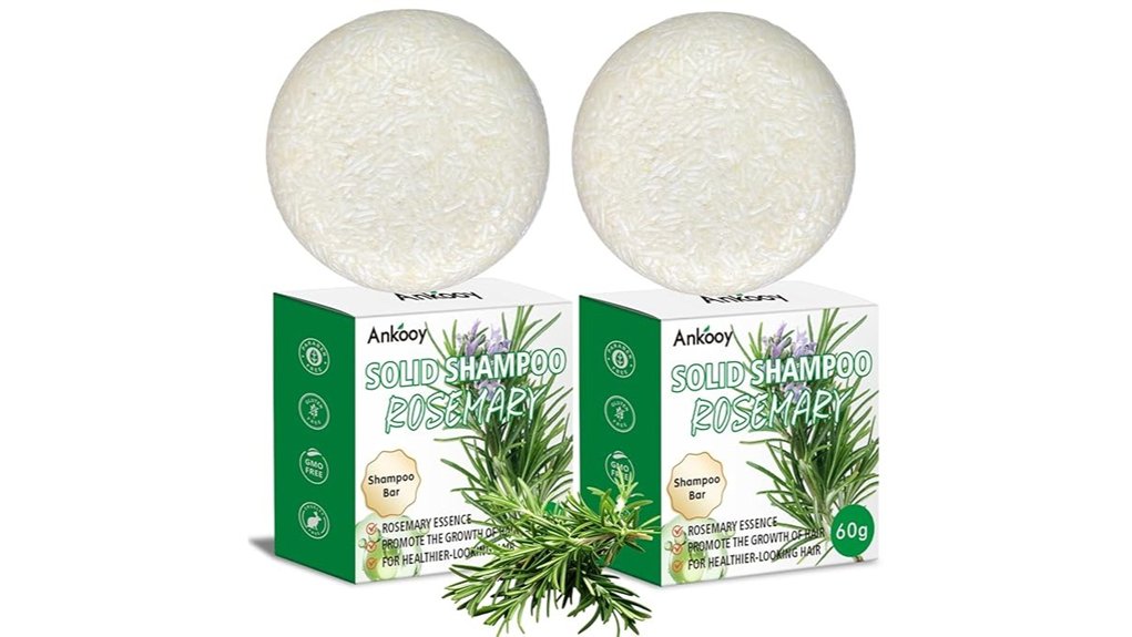 2 pack rosemary shampoo bars for thickening