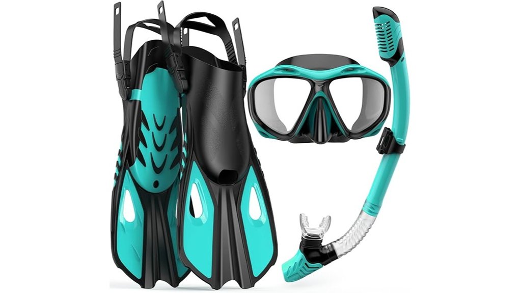 3 in 1 adult snorkeling gear