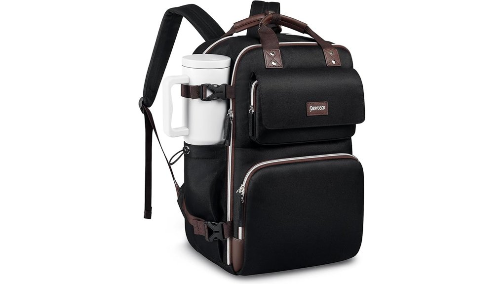 40l black laptop backpack