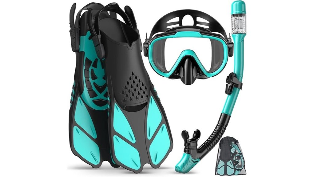 4 in 1 adult snorkeling gear
