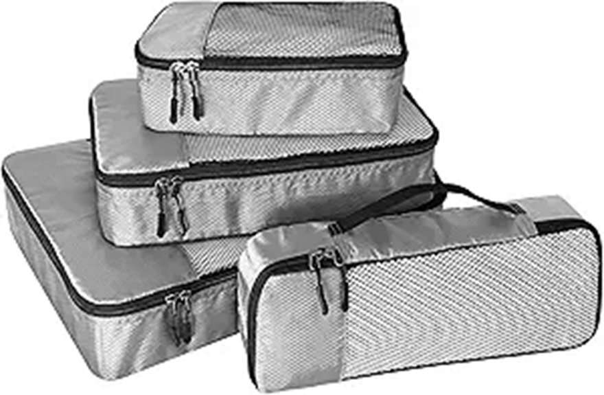 4 piece packing cubes set