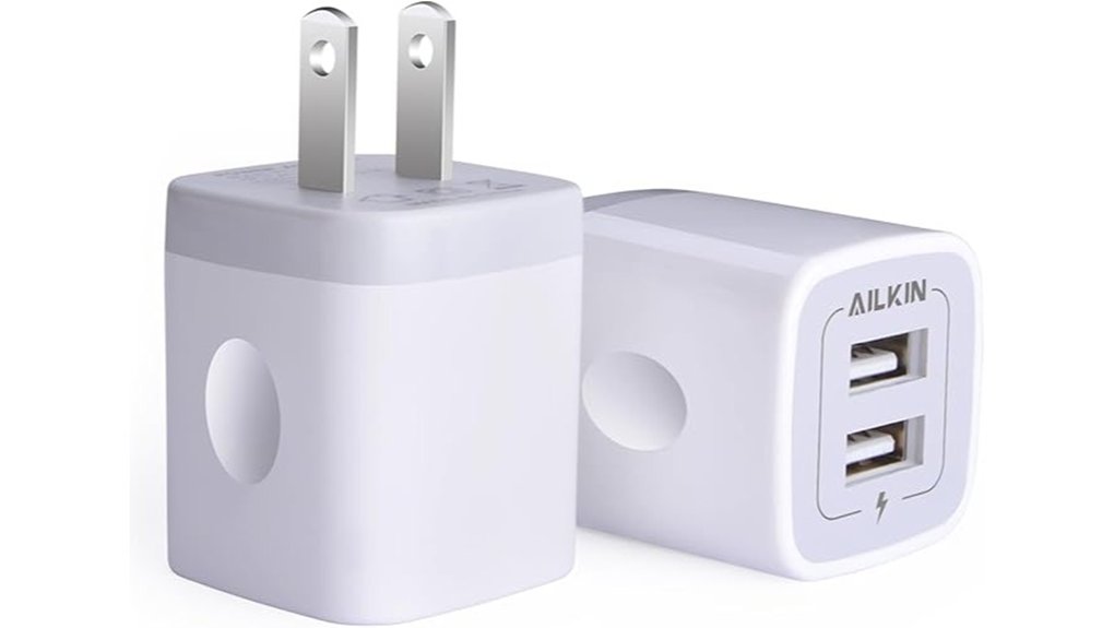 ailkin usb dual port charger
