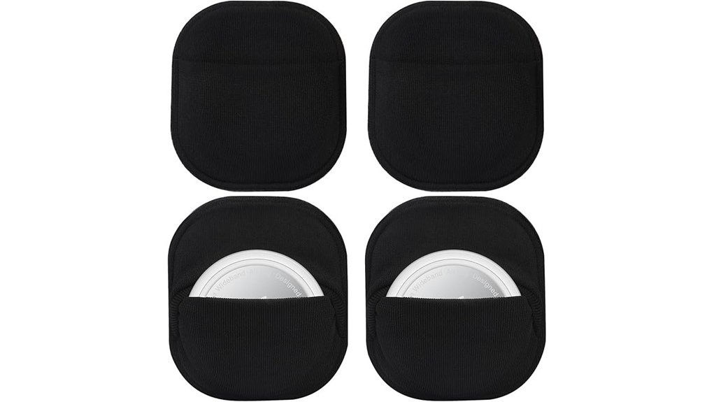 airtag holder sticky pouch 4 pack