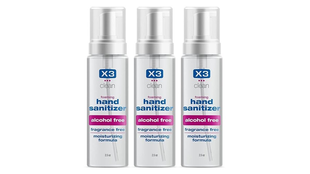 alcohol free foaming hand sanitizer