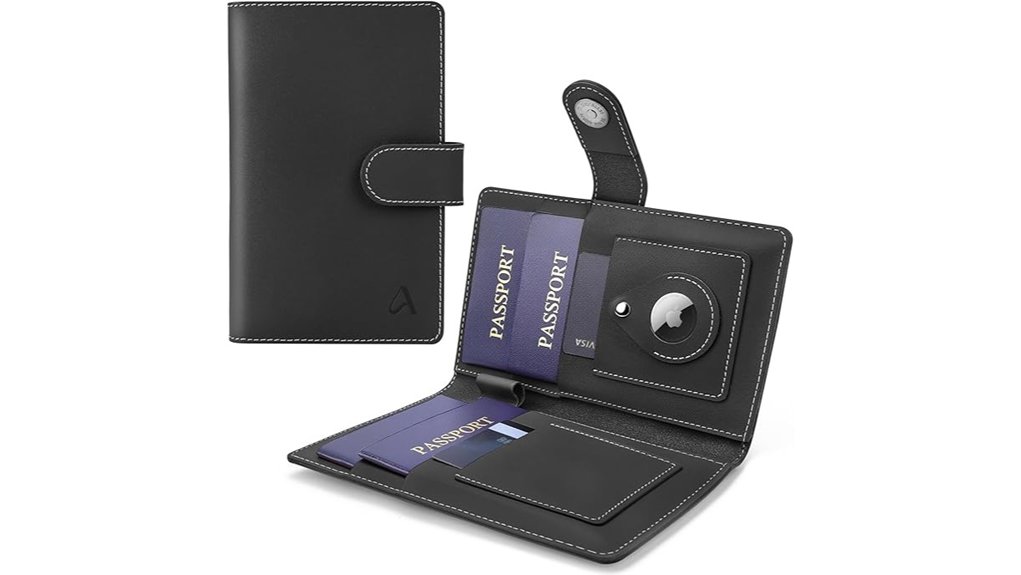 allive leather passport wallet