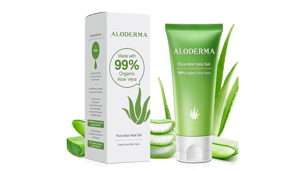 aloderma 99 organic aloe vera gel