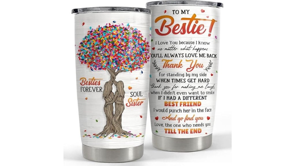 best friend 20oz tumbler
