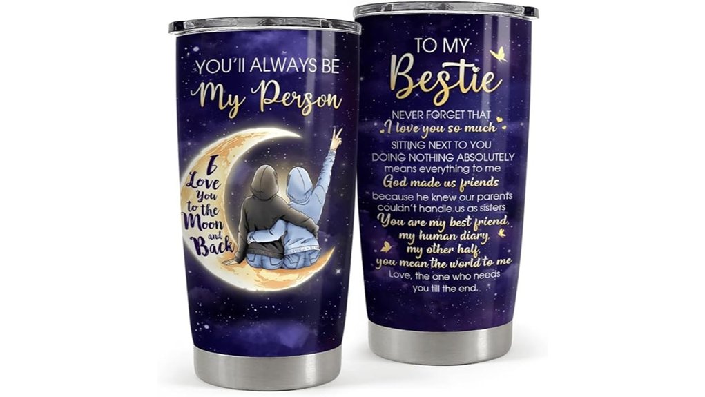 best friend tumbler 20oz