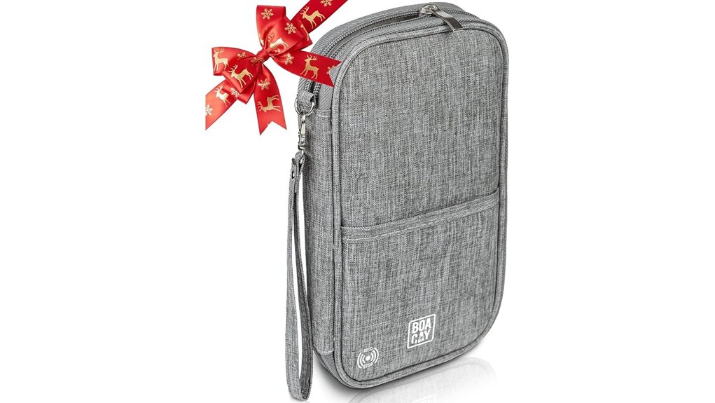 boacay rfid travel passport organizer