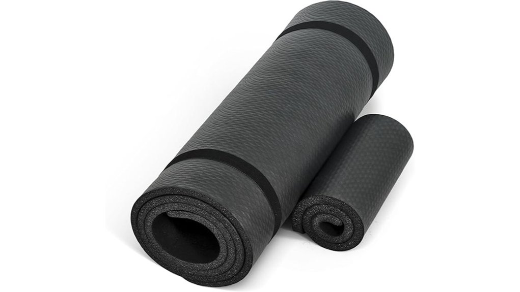 cap barbell high density mat with strap