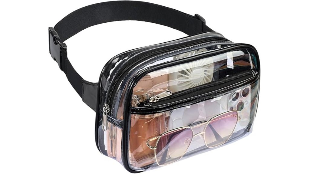 clear stadium fanny pack