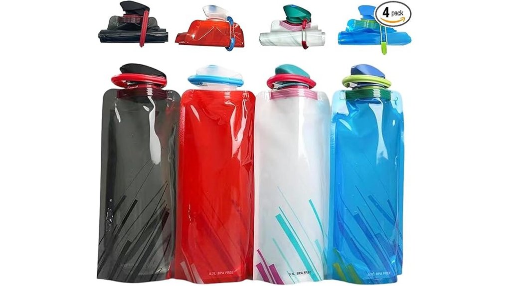 collapsible 24oz leakproof bottles