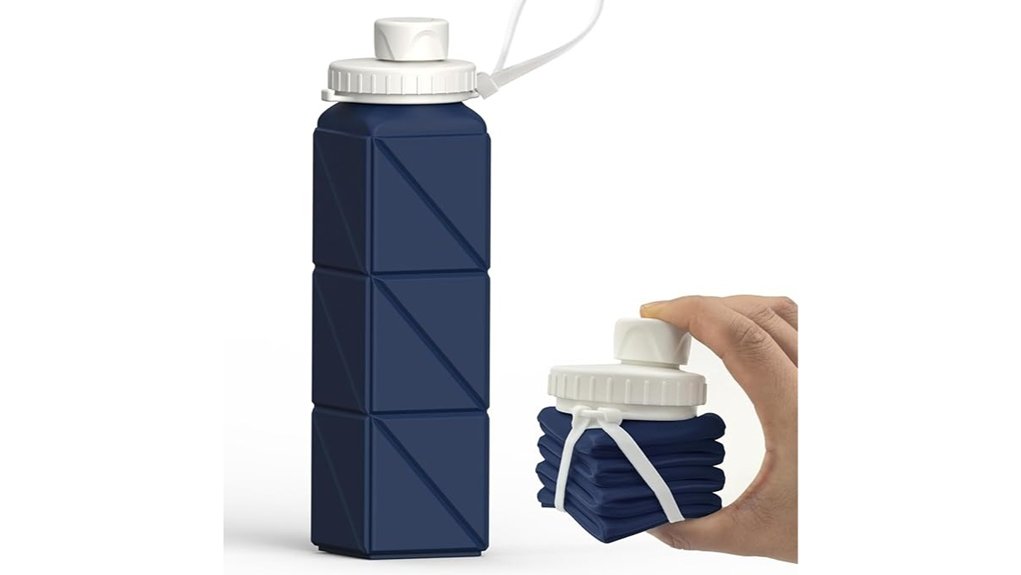collapsible bpa free leakproof bottle