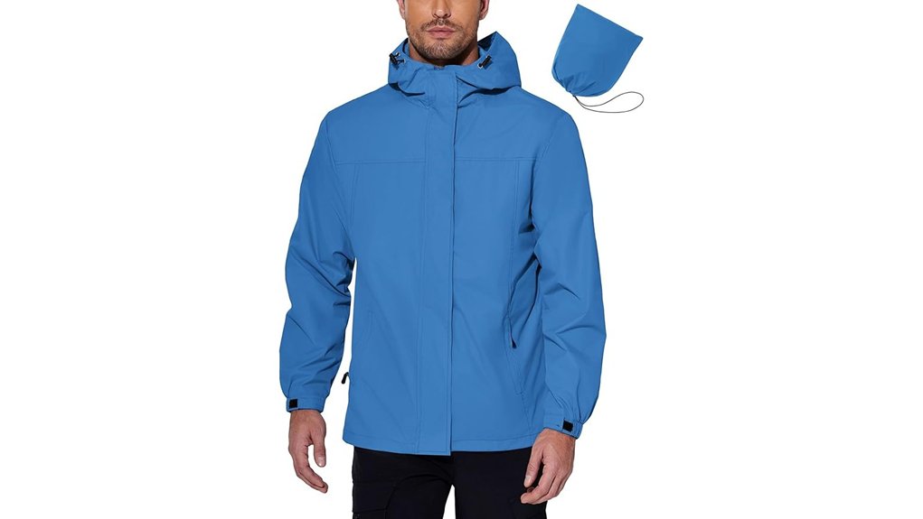 coofandy waterproof hooded jacket