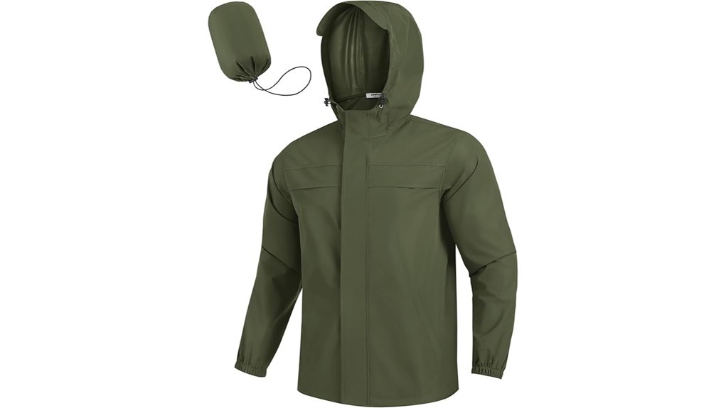 coofandy waterproof hooded jacket