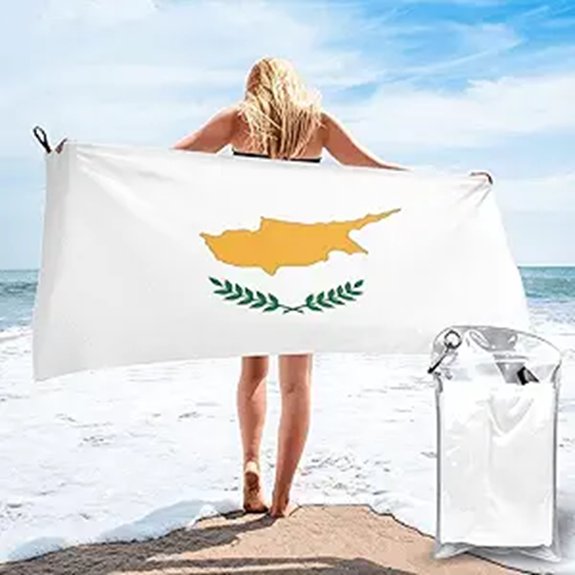 cyprus beach towel details quick dry microfiber sand free