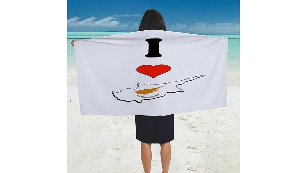 cyprus travel beach towel