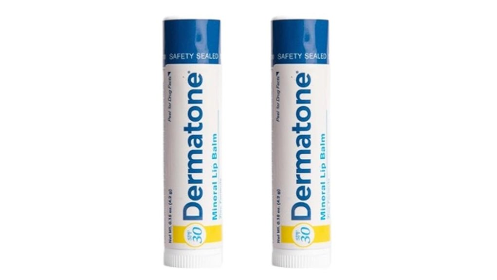 dermatone mineral lip balm spf30 2 pack