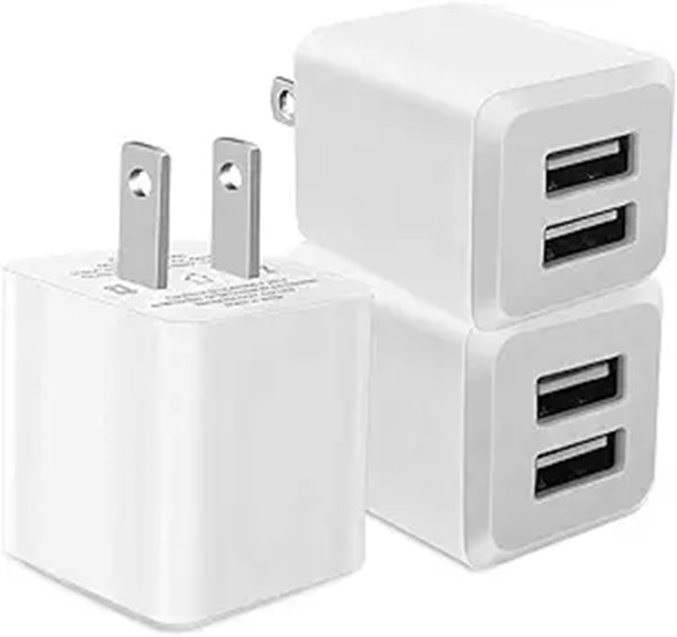 dual port usb wall charger