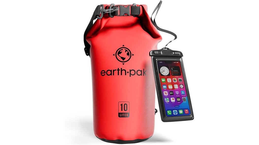 earth pak waterproof dry bag