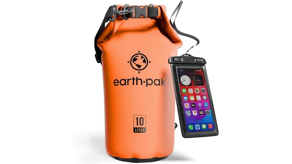 earth pak waterproof dry bag