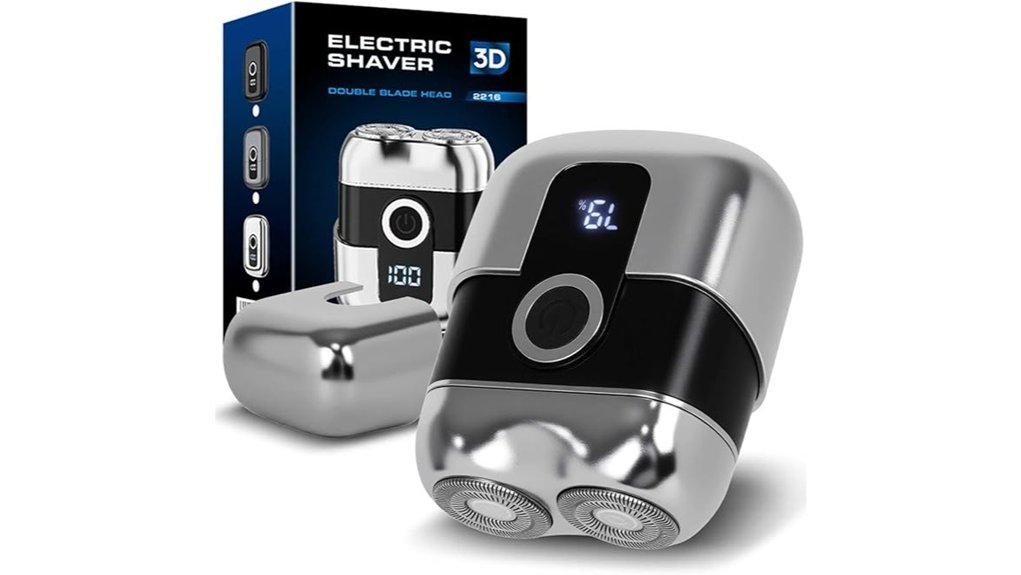 electric shaver for men portable dual head