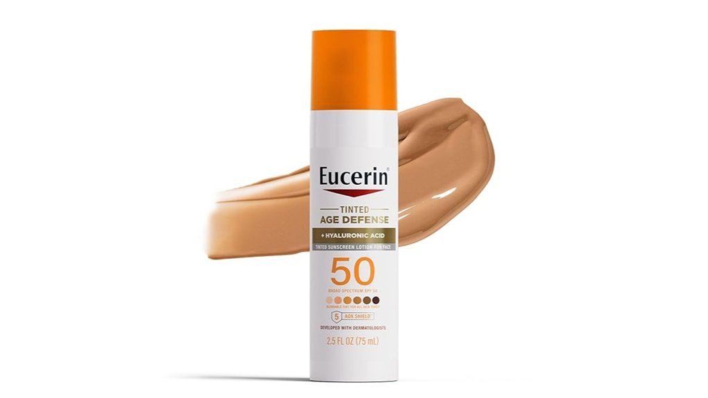 eucerin tinted spf 50 lotion