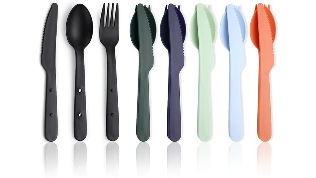 evanda travel utensils set