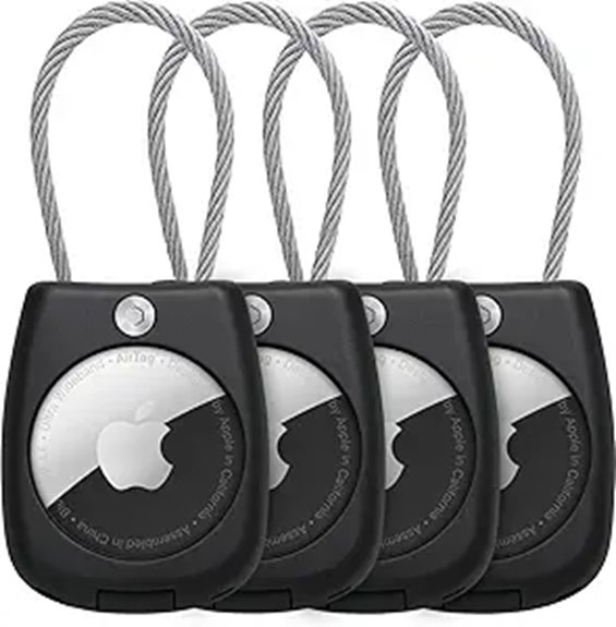 eveo airtag holder quad pack