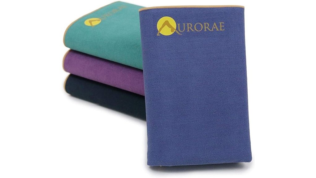 foldable travel yoga mat towel